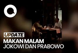 Jokowi Makan Malam